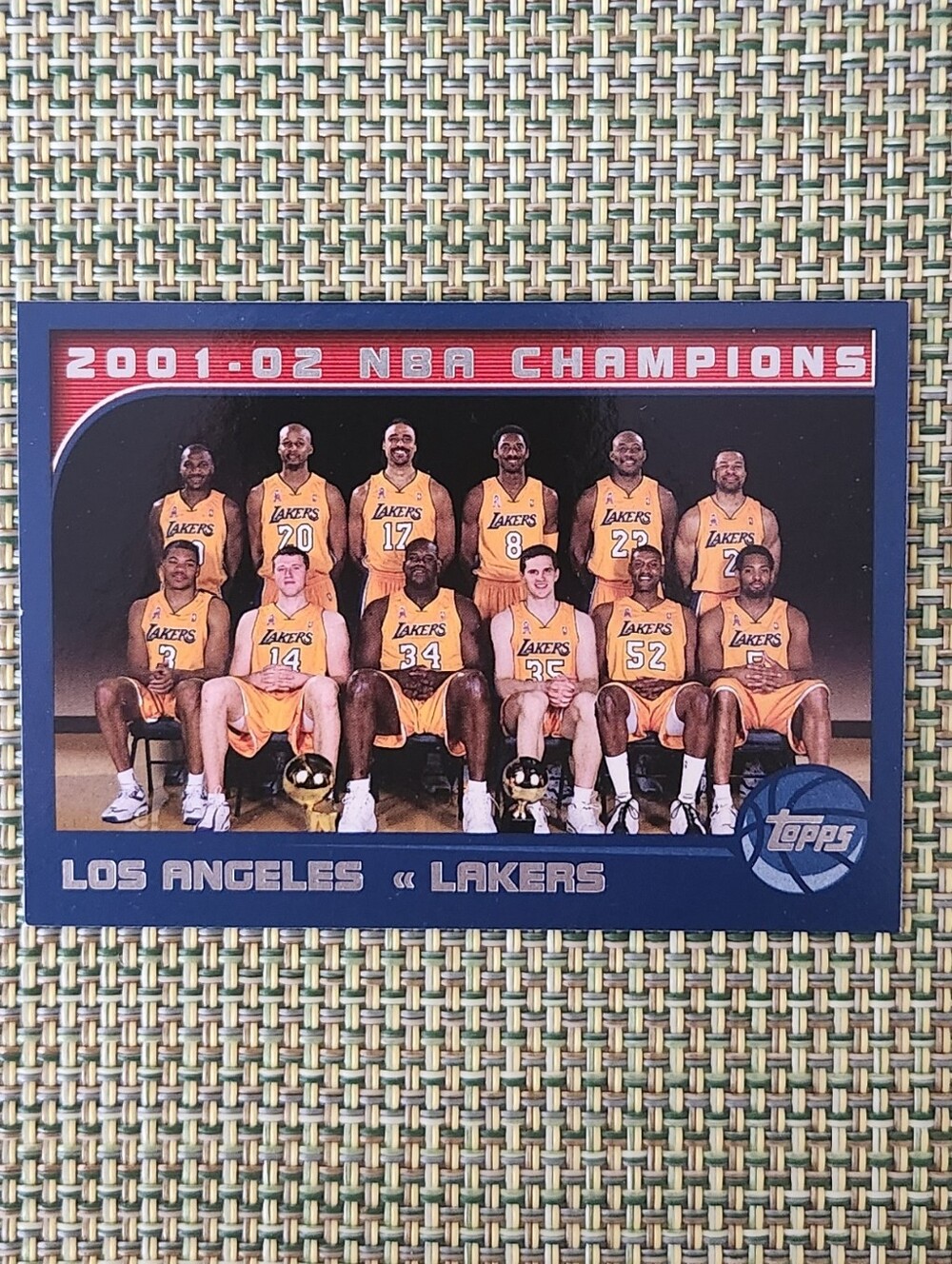 Kobe Bryant and theLos Angeles Lakers Team Card